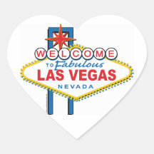 Accueil-à-Las-Vegas rétro Adhésifs