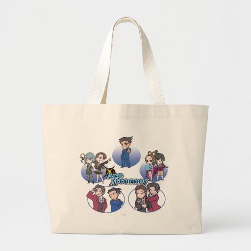 Ace Attorney Chibi's Canvas Bags