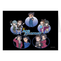 Ace Attorney Chibi's Cards