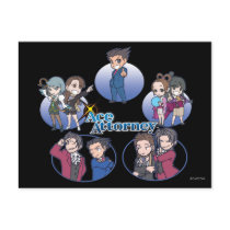Ace Attorney Chibi's Postcards