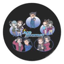Ace Attorney Chibi's Stickers