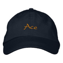 Ace Embroidered Baseball Cap