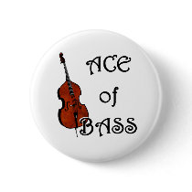 Ace of Bass Pinback Buttons