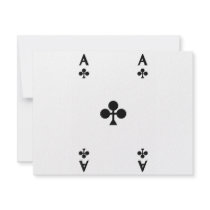 ace of clubs icon personalized announcements