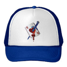 Ace Of Hearts and Dagger  Hat