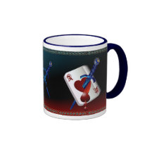 Ace Of Hearts and Dagger  Mug