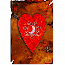 ace of hearts playing card photo cutout