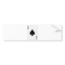 ace of spades bumper sticker
