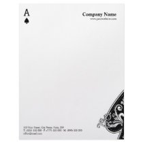 Ace of Spades business letterhead