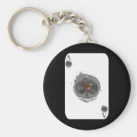 Ace of Spades Chicken Keychain