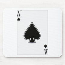 ace of spades mouse pad
