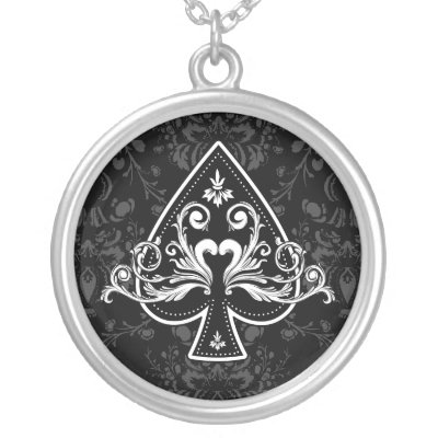 Ace of Spades necklace by BluePlanet