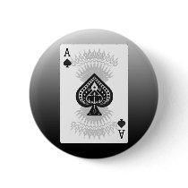 Ace of Spades Poker Card: