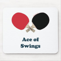 Ace of Swings Ping Pong Mouse Mats