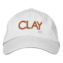 ACE Tennis CLAY Court Embroidered Hats