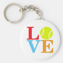 Ace Tennis LOVE Key Chain