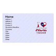 Ace, Texas Business Card Templates