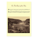 ACEO ATC On The Banks of The Ohio Folk Song Business Card Templates
