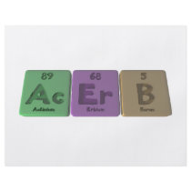 Acerb-Ac-Er-B-Actinium-Erbium-Boron Personalized Flyer