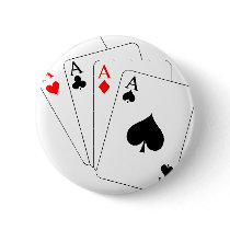 Aces Pinback Button