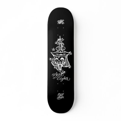 Aces & Eights (The dead man's hand) Skate Board by BrandNewIntention