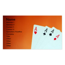 Aces-in-hand1892 CARDS ACES POKER GAMBLING GAMES P Business Card