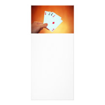 Aces-in-hand1892 CARDS ACES POKER GAMBLING GAMES P Customized Rack Card