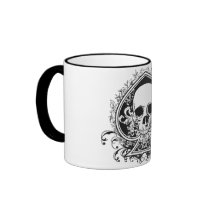 Aces Skull Coffee Mug