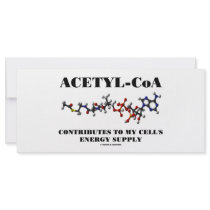 Acetyl-CoA Contributes To My Cell's Energy Supply