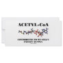 Acetyl-CoA Contributes To My Cell's Energy Supply Customized Rack Card
