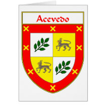 Acevedo Coat of Arms/Family Crest cards