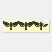 Acherontia atropos bumper stickers