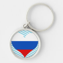 Achetez le drapeau de Fédération de Russie Porte-clef