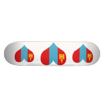 Achetez le drapeau de la Mongolie Plateaux De Skateboards