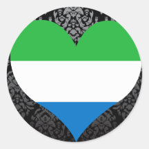 Achetez le drapeau de Sierra Leone Adhésifs