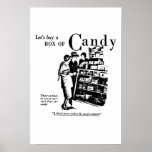 Achetons une boîte de la publicité 1930 de sucreri posters