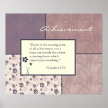 Achievement Quote Poster Customizable