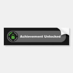 Achievement Unlocked Bumper Stickers