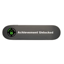 Achievement Unlocked Custom Skateboard