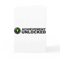Achievement Unlocked Greeting Cards