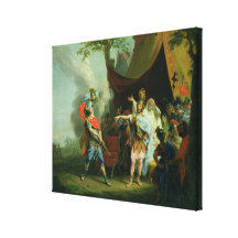 Achilles has a dispute with Agamemnon, 1776 Stretched Canvas Prints