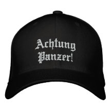 Achtung Panzer! Cap/Hat Bonés