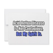 Acid Reflux Disease Is Not Contagious...