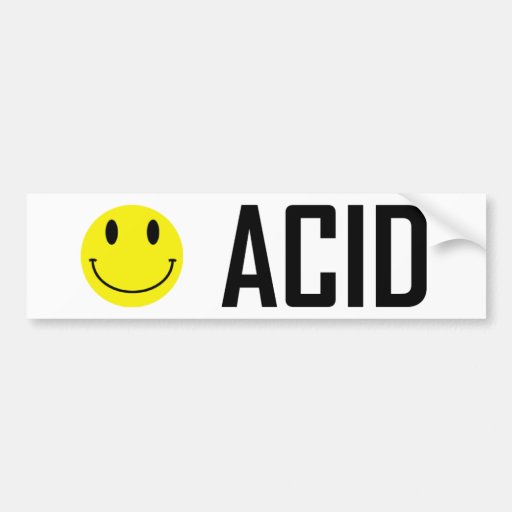 Acid Sticker Bumper Sticker