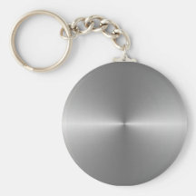 acier circulaire large porte-clef
