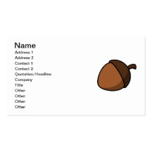 Acorn Business Card Template