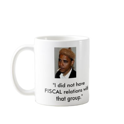 Acorn Obama Mug by LaughingWithLaura