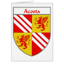 Acosta Coat of Arms/Family Crest cards