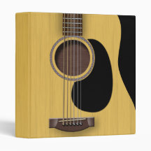Acoustic Guitar 1" Binder