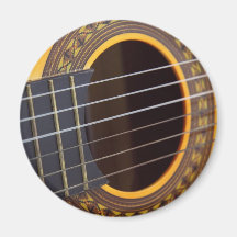 Acoustic Guitar Background Refrigerator Magnets